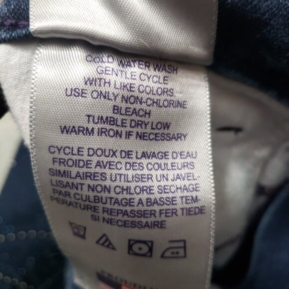 NYDJ Jeans Womens 30 Blue Made In USA Bootcut Denim Dark Wash - Picture 5 of 11